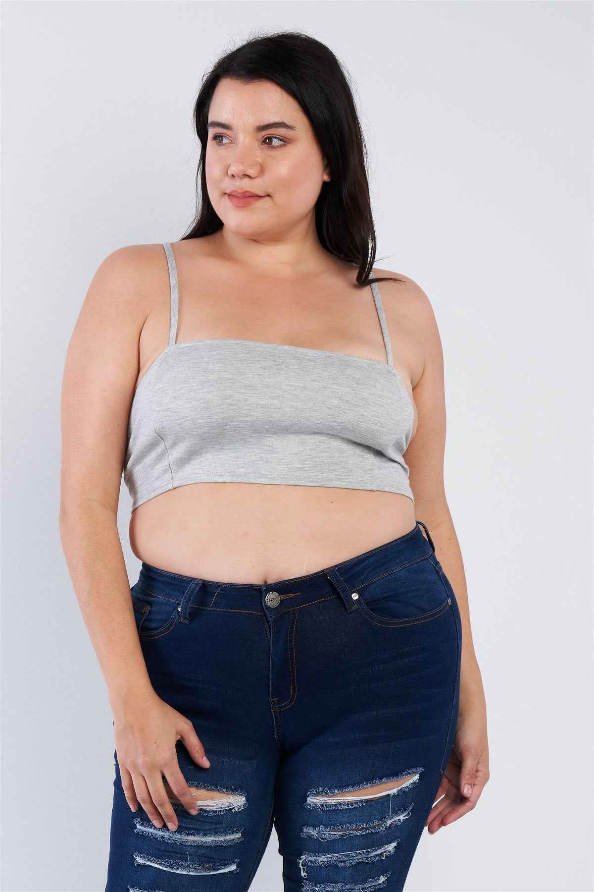 Plus Size Open Stripe Back Cami Strap Athletic Lounge Bra – Stylish & Comfortable – men’s fashion, stylish and versatile